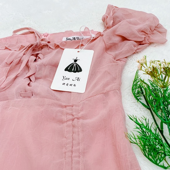 NWT Blush Mini Dress - Picture 3 of 4